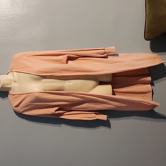 Wild fable pink light weight long cardigan sweater duster size medium - Picture 4 of 17